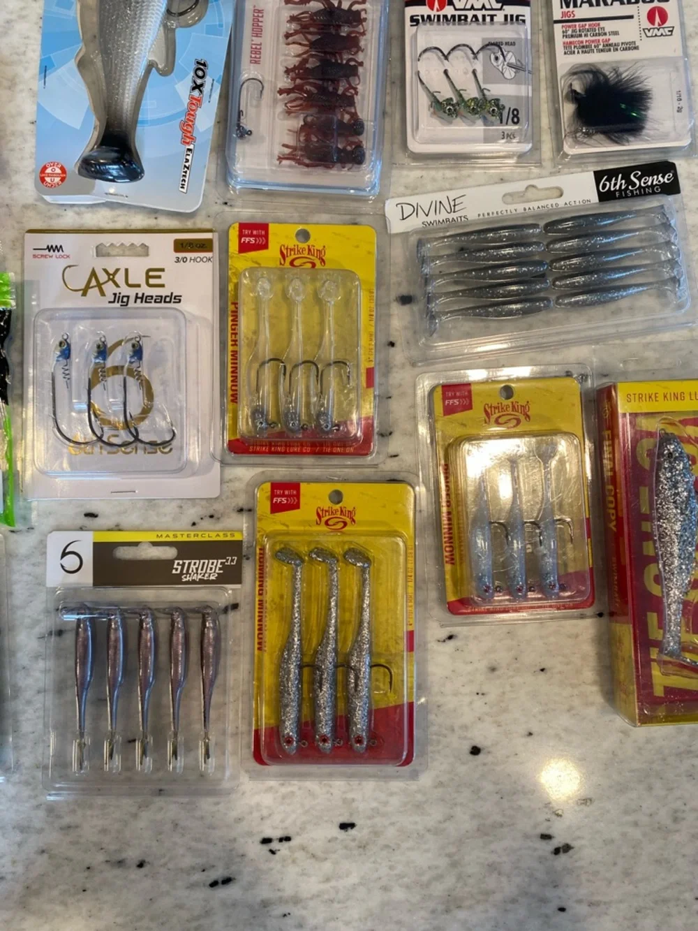 Brand New Assorted Fishing Lures and Soft Baits Bundle - Strike King, 6th Sense - Picture 5 of 7